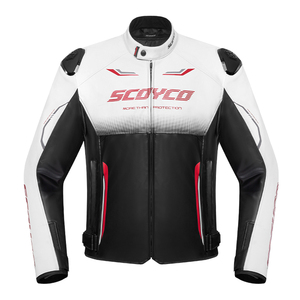 赛羽摩托车骑行服男冬季皮衣赛车服机车皮衣防水四季防摔骑士装备