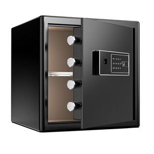 〔全新上市〕飞盾保险柜40/35/30cm家用小型保险箱密码指纹钥匙锁贵重物品保管箱黄金首饰储物箱可固定储物柜