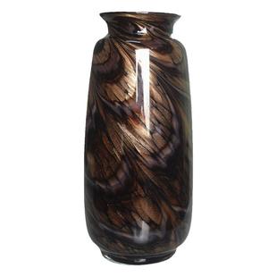 轻奢高级感珐琅彩花瓶琉璃艺术装饰摆件客厅水培插花高端大气花器