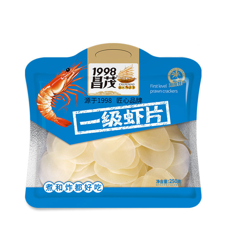 海南特产昌茂虾片干货油炸