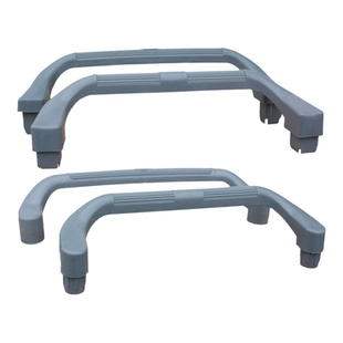 酒店餐厅三层收餐车把手推车拉手收碗车送餐车扶手工具服务车配件