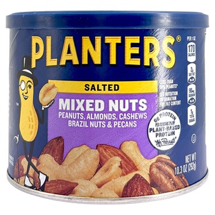 PLANTERS绅士牌坚果花生炒货看剧解馋零食充饥即食多口味混合坚果