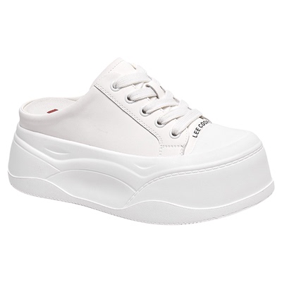 LeeCooper厚底包头半拖女2026春季款一脚蹬懒人鞋百搭勃肯鞋女