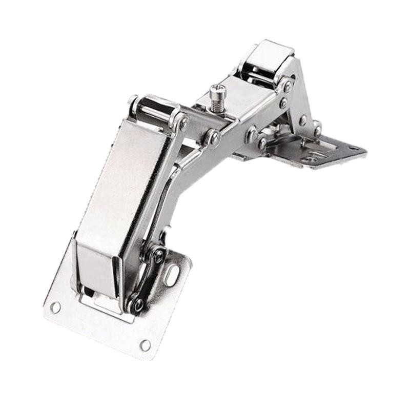 特厚门板厚板25mm35mm40明装免开孔液压阻尼铰链大角度170度合页