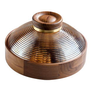 轻奢两用实木分格干果盘水果盘过年客厅摆放糖果零食坚果收纳盒