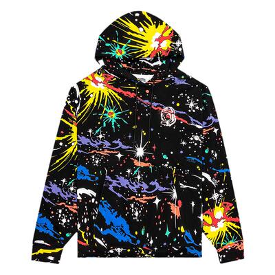 BBC满印星河连帽衫卫衣