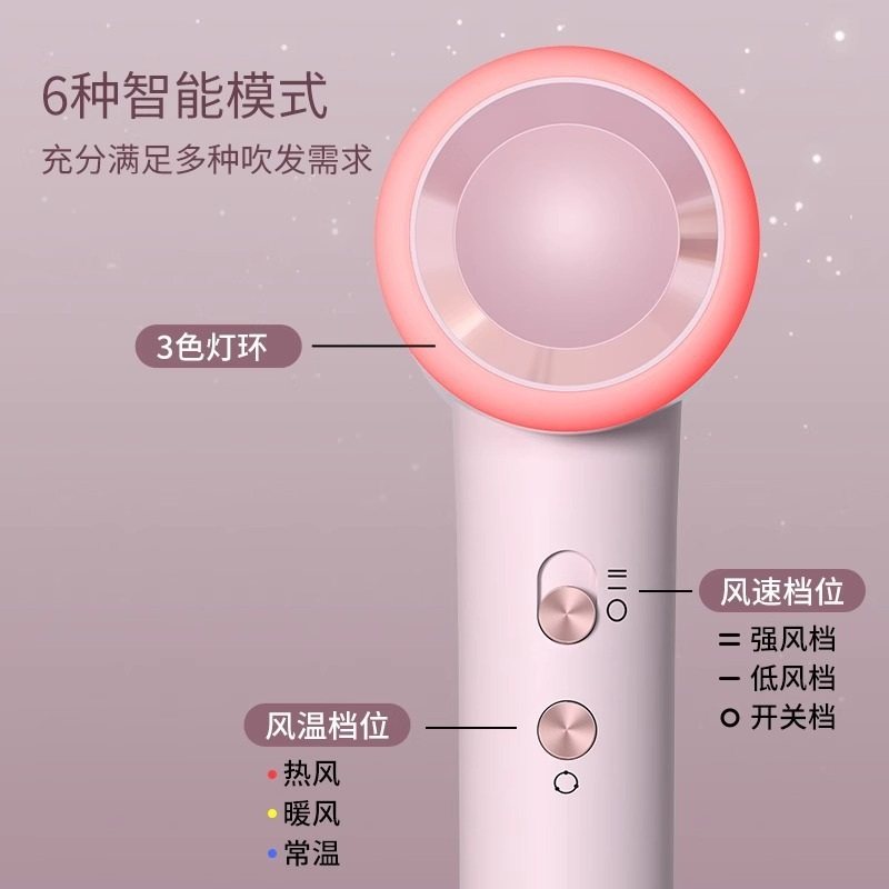新款直销新款家用负离子高速吹风机水离子护发速干大风力不伤发静