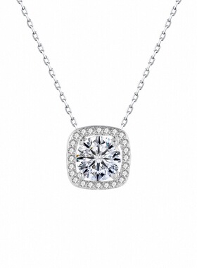 好闪的项链啊！晶莹剔透的小方糖