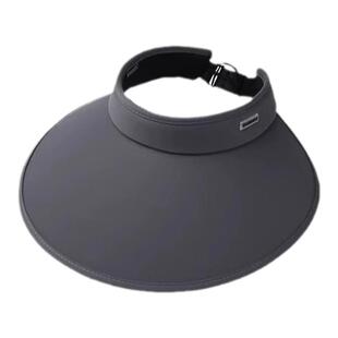 UPF50+防晒帽女款防紫外线夏季加大帽檐空顶遮阳帽子uv冰丝太阳帽