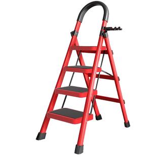 梯子家用折叠伸缩加厚折叠梯爬梯轻便多功能人字梯楼梯家庭梯子