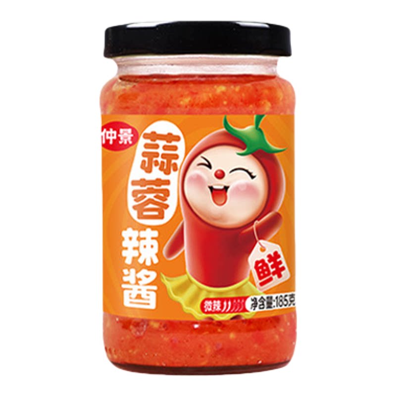 仲景0脂辣酱蒜蓉魔鬼鲜椒辣酱