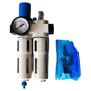 BLCH百灵气动气源处理器二联件FRC-02MINI过滤减压阀LFR油雾器LOE