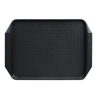 塑料托盘商用餐饮长方形饭店加厚出餐盘食堂快餐汉堡圆形防滑拖盘