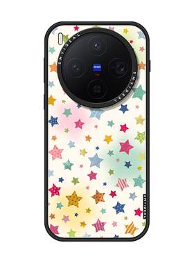 适用vivox300ultra/oppofindx9手机壳苹果iphone17Promax磁吸荣耀华为小米保护套200Mini防摔彩色星星外8s+