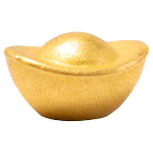 沙金小元宝实心摆件一克黄铜合金招财进宝桌面鱼缸家居装饰元宝