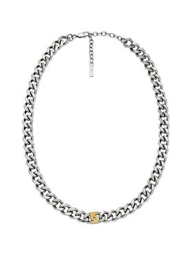 【自营】Armani阿玛尼LOGO系列双层古巴链复古摩登项链男送男友