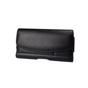 跨腰牛皮手机包腰包男穿皮带手机袋7寸真皮横款老年人手机套挂腰