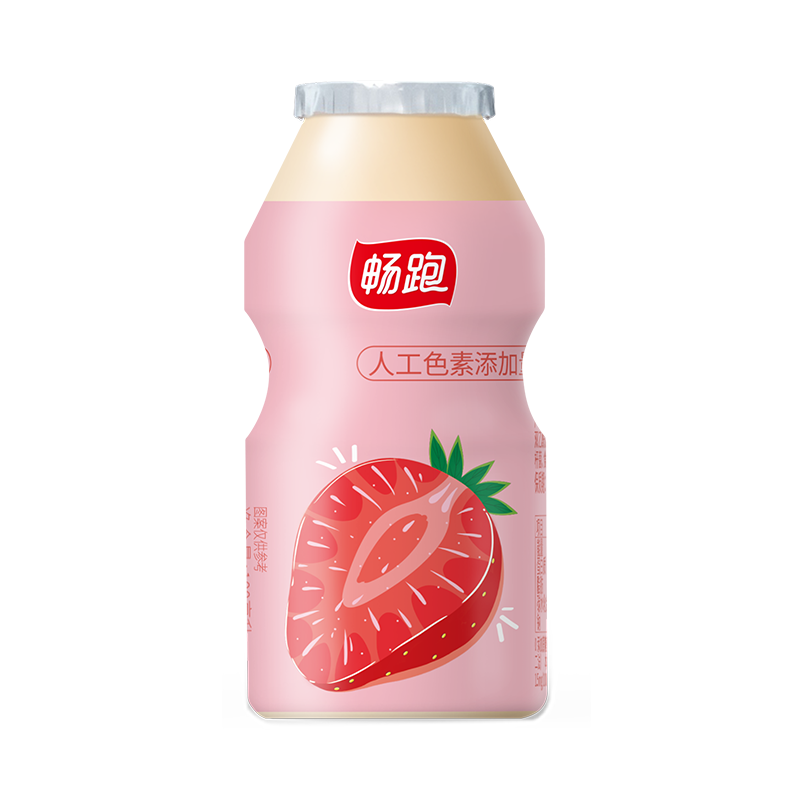 丹东草莓味乳酸菌饮品100ml*12瓶