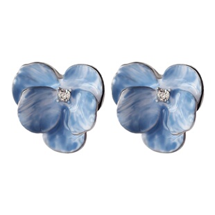 复古花朵耳钉2026年新款爆款小众设计高级感蚊香盘耳夹无耳洞耳饰