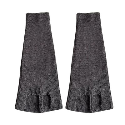 缺口袜套女秋冬针织堆堆袜子