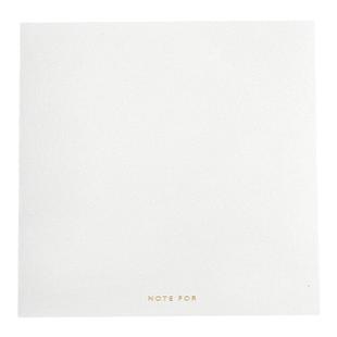 NOTE FOR 经典方块本内芯手帐方方本空白方格横线内页手账方方本PVC胶套手账笔记本漫画速写本简约ins盖章本