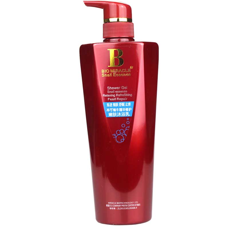 毕可蜗牛精华修护嫩肤沐浴乳露700ML 持久留香补水保湿洁家庭装