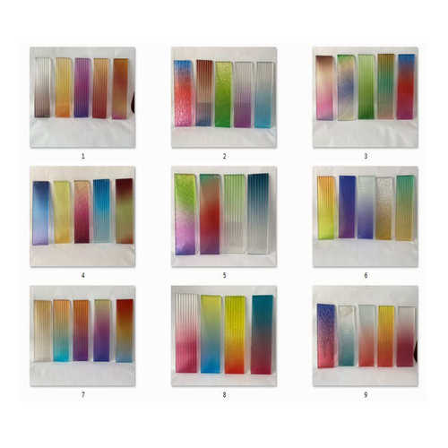 定酒店大堂饭店走廊钢化夹胶夹丝玻璃隔断屏风山水画艺术玻璃灯箱