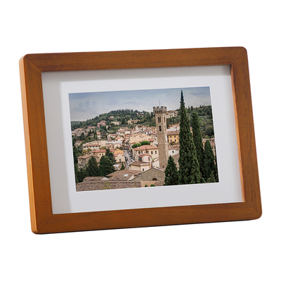 圆角实木相框摆台洗照片定制摆件