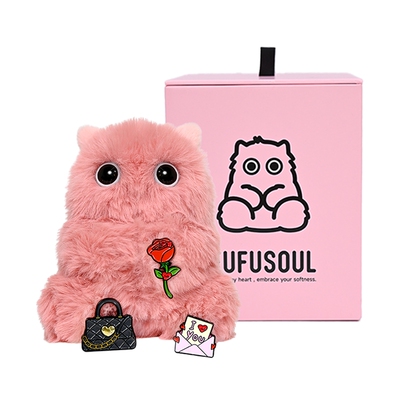 情人节礼物情侣礼盒FUFUSOUL毛绒玩偶生日礼物送女友香薰玩偶公仔