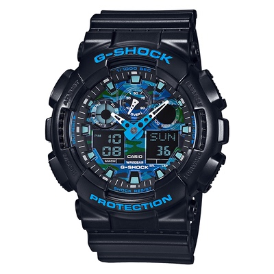卡西欧海外旗舰店GA-100CB运动户外手表男士官网官方正品 G-SHOCK