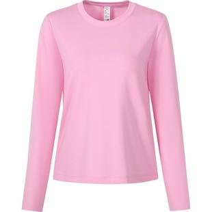 本来BENLAI女士抗菌正肩圆领长袖针织打底T恤衫25秋新款BNM450016