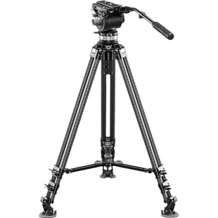 leofoto徕图黑金刚系列LVC-193摄像望远镜视频液压阻尼云台三脚架