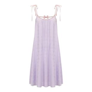 今夕何夕法式风情性感睡衣女冰丝纯欲风2025款高级感吊带露背睡裙