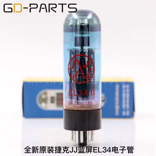 捷克JJ EL34电子管升级二代蓝屏直代EL34B 6P3P 6L6 6CA7精密配对