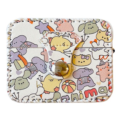 airpods4保护壳适用2025新款Airpodspro3耳机套小熊一体式airpodspro3连体外壳创意全包女款pro3蓝牙pro2盒潮