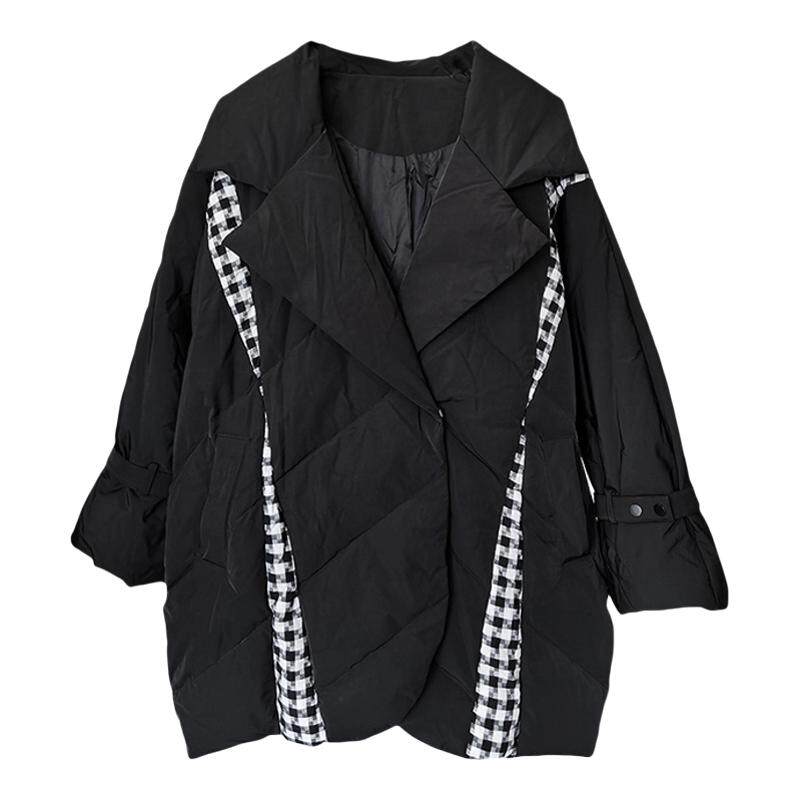 纳帕佳中长款连帽保暖羽绒服女
