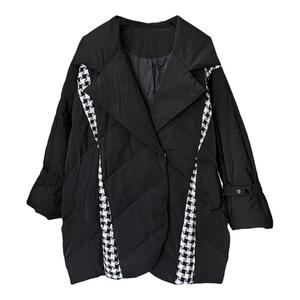 纳帕佳中长款连帽保暖羽绒服女
