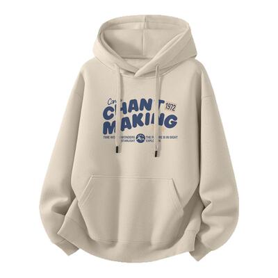 JEEP吉普秋冬加绒加厚连帽卫衣