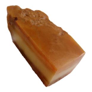 黄龙玉印章黄蜡石冻蜡胶蜡雕料文房四宝印面21*21高50毫米-特价