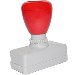 刻印章制作条形章椭圆外贸中英文二维码长条小圆章原子章弹簧定制