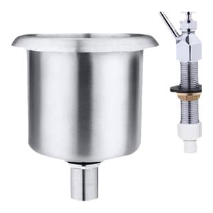 Aikamo吧台长流水龙头套装咖啡奶茶店长流水水槽清洗不锈钢流水井