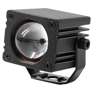 汽车N7射灯外置通用小钢炮远光小激光防水双色LED透镜中网雾灯