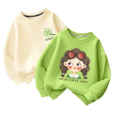 拉夏贝尔女童洋气卫衣春秋款