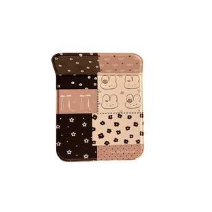 可爱猫咪兔子化妆镜便携手持随身家用桌面可立折叠小镜子学生宿舍