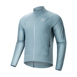 洛克兄弟骑行风衣透气公路自行车长袖骑行服男女防风外套春秋冬季