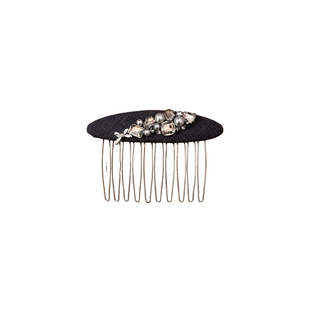 轻奢气质水钻珍珠小鱼倒插梳发梳刘海梳高级感梳碎发整理神器头饰