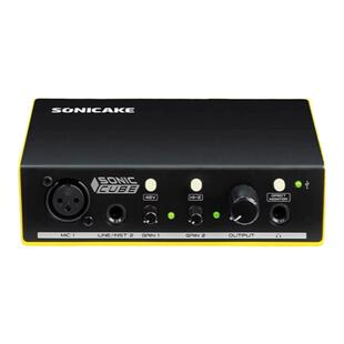 SoniCake/sonic cube硬件ASIO外置USB声卡录音直播唱歌电吉他弹唱