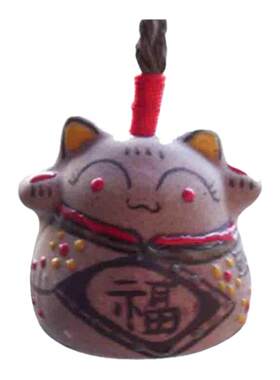 猫铃铛陶瓷包挂手绘车挂包邮吊饰
