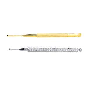 黄铜弹簧耳穴探穴位笔不锈钢经络按摩针点穴笔耳部理疗贴刺络探棒