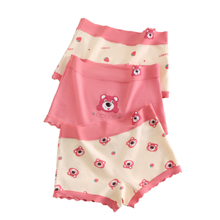 女童内裤纯棉三角儿童小女孩短裤全棉100%女宝宝平角中小童四角裤